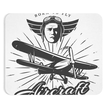 AIRCRAFT BORN TO FLY - MOUSE PAD Printify